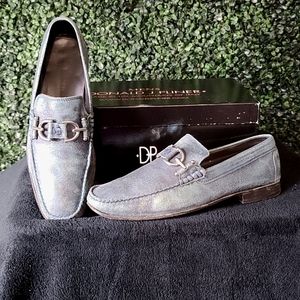 Donald J Pliner Men's Turquoise Metallic Shoes 8.5